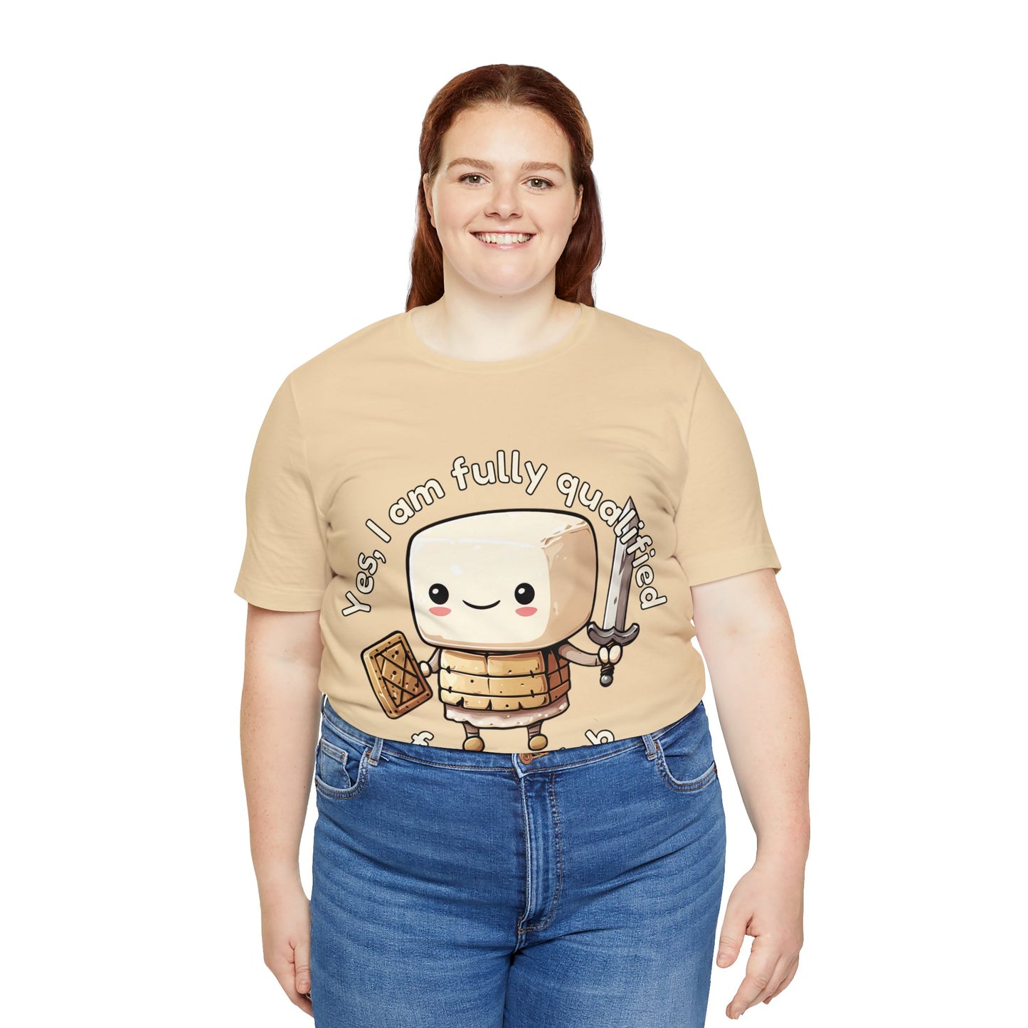 Marshmallow Warrior - Unisex Jersey Short Sleeve Tee