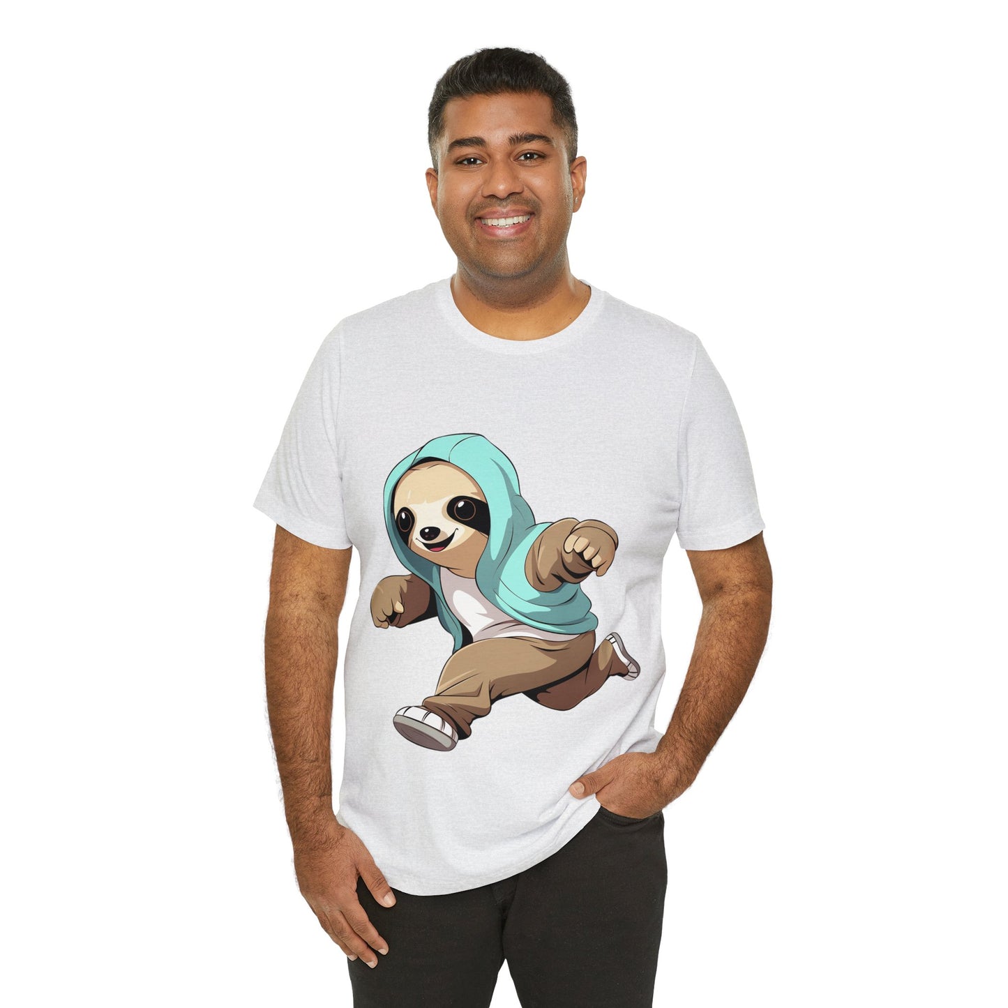 Running Sloth - Unisex Jersey Short Sleeve Tee