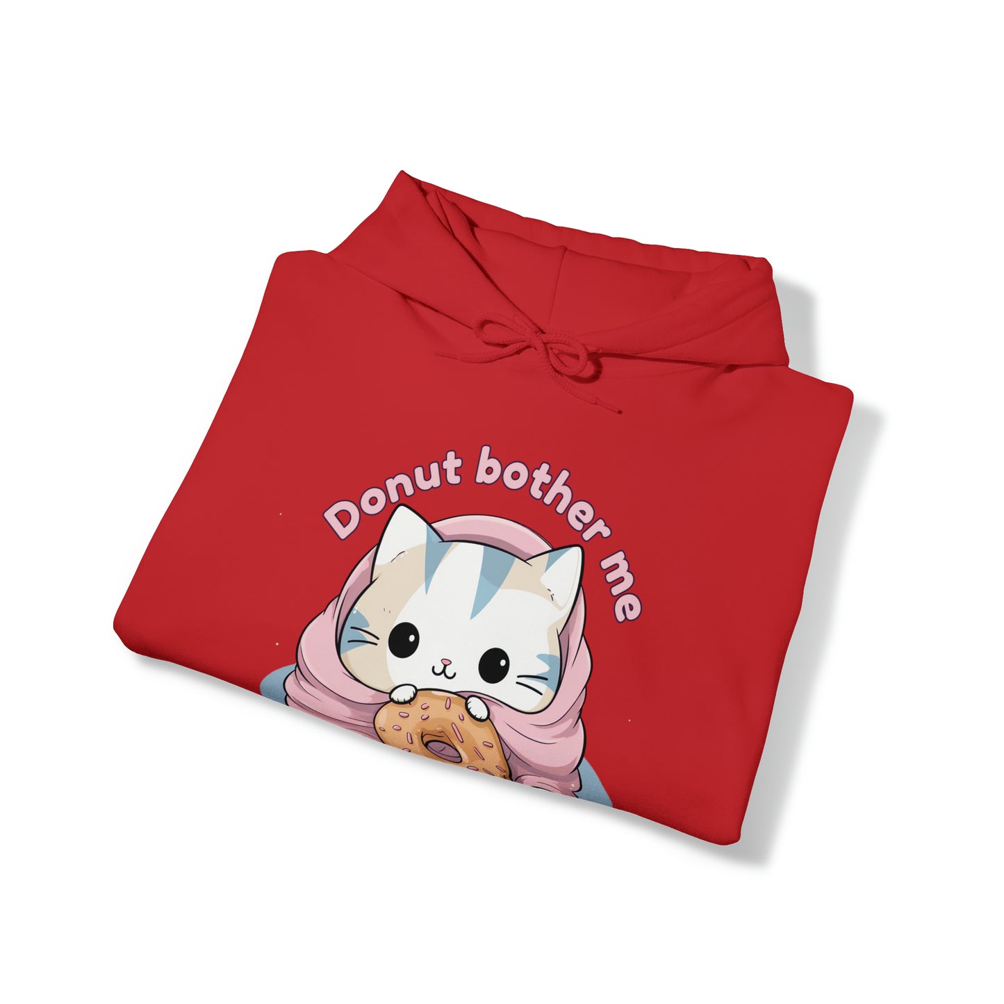 Donut bother me (cat) - Unisex Heavy Blend™ Hooded Sweatshirt