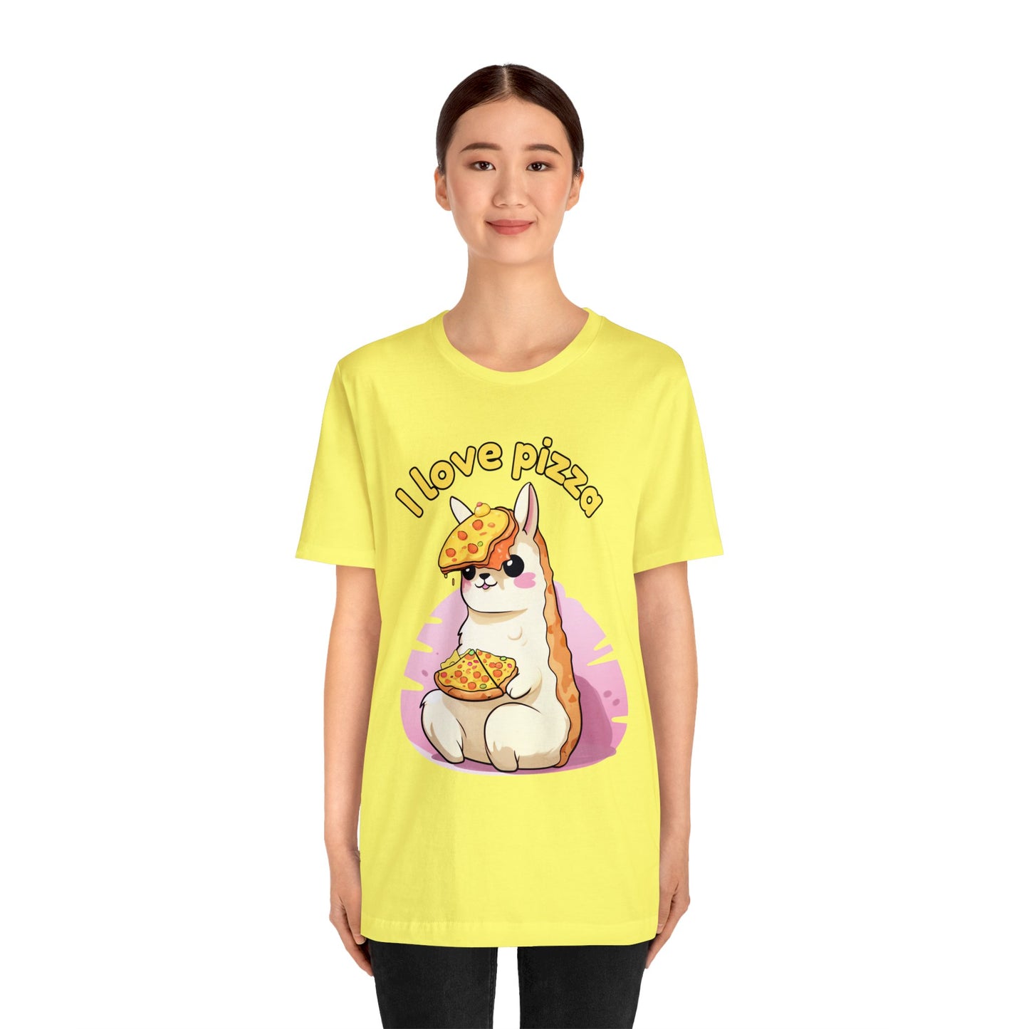 I love pizza - Unisex Jersey Short Sleeve Tee