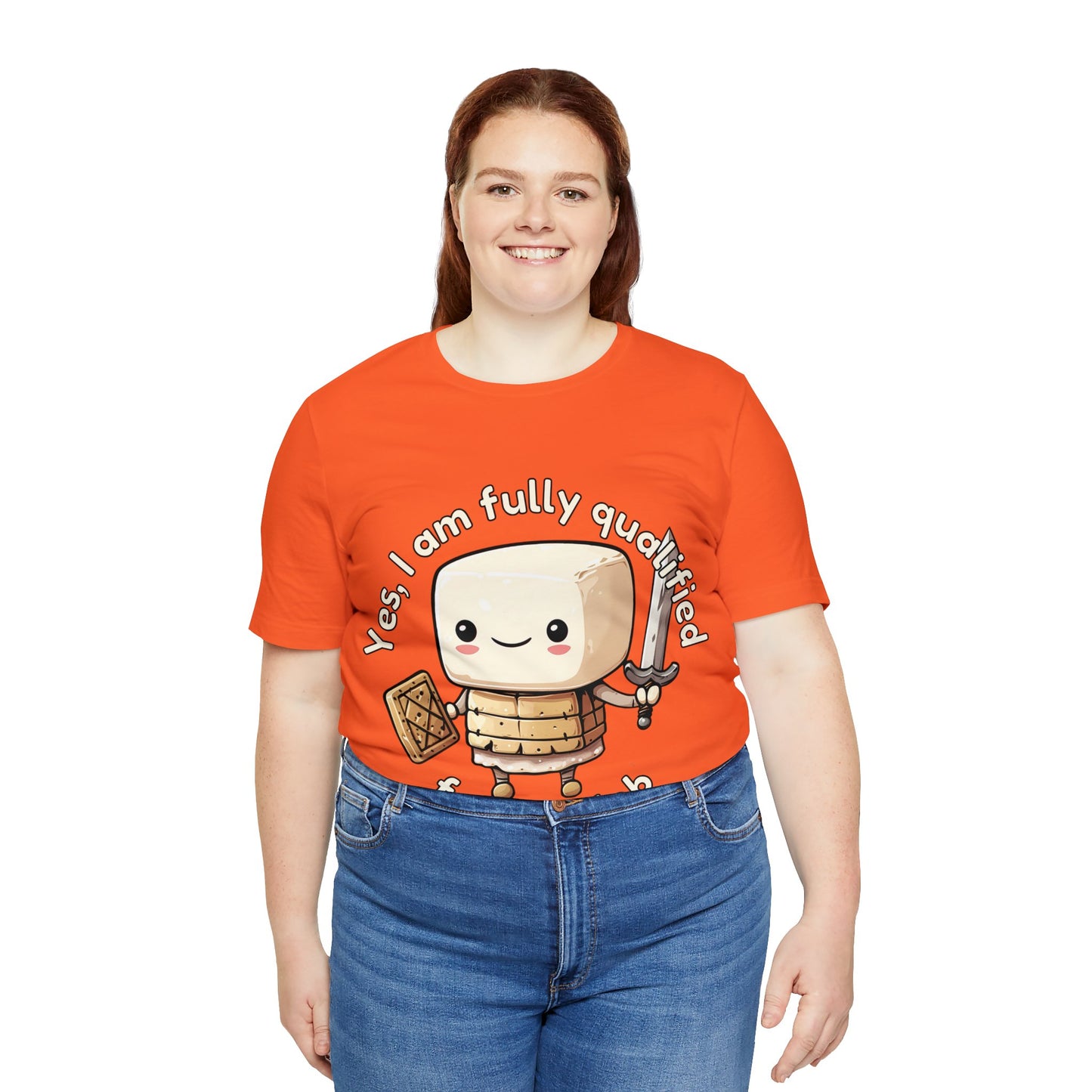 Marshmallow Warrior - Unisex Jersey Short Sleeve Tee