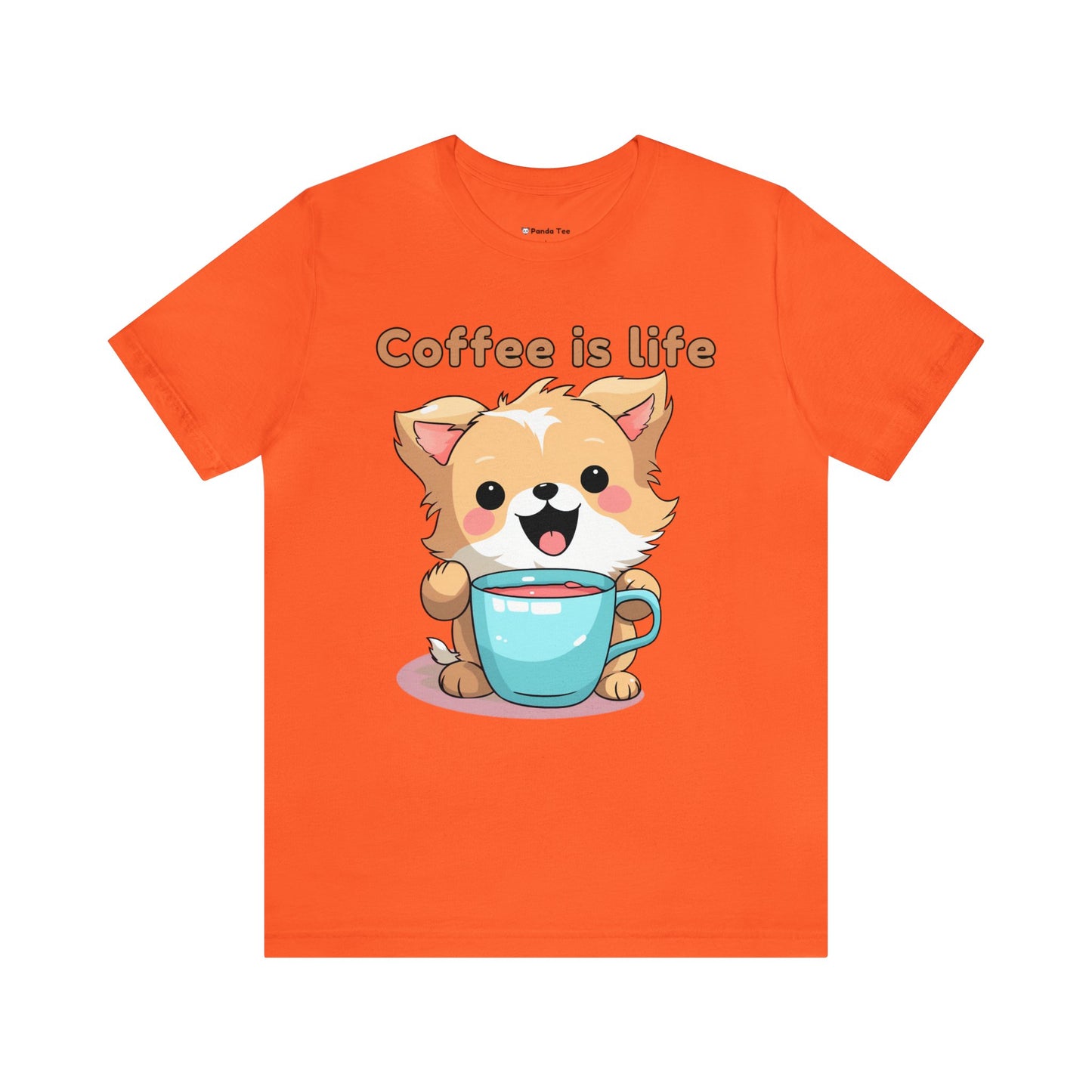 Coffee is Live (dog) - Unisex Jersey Short Sleeve Tee