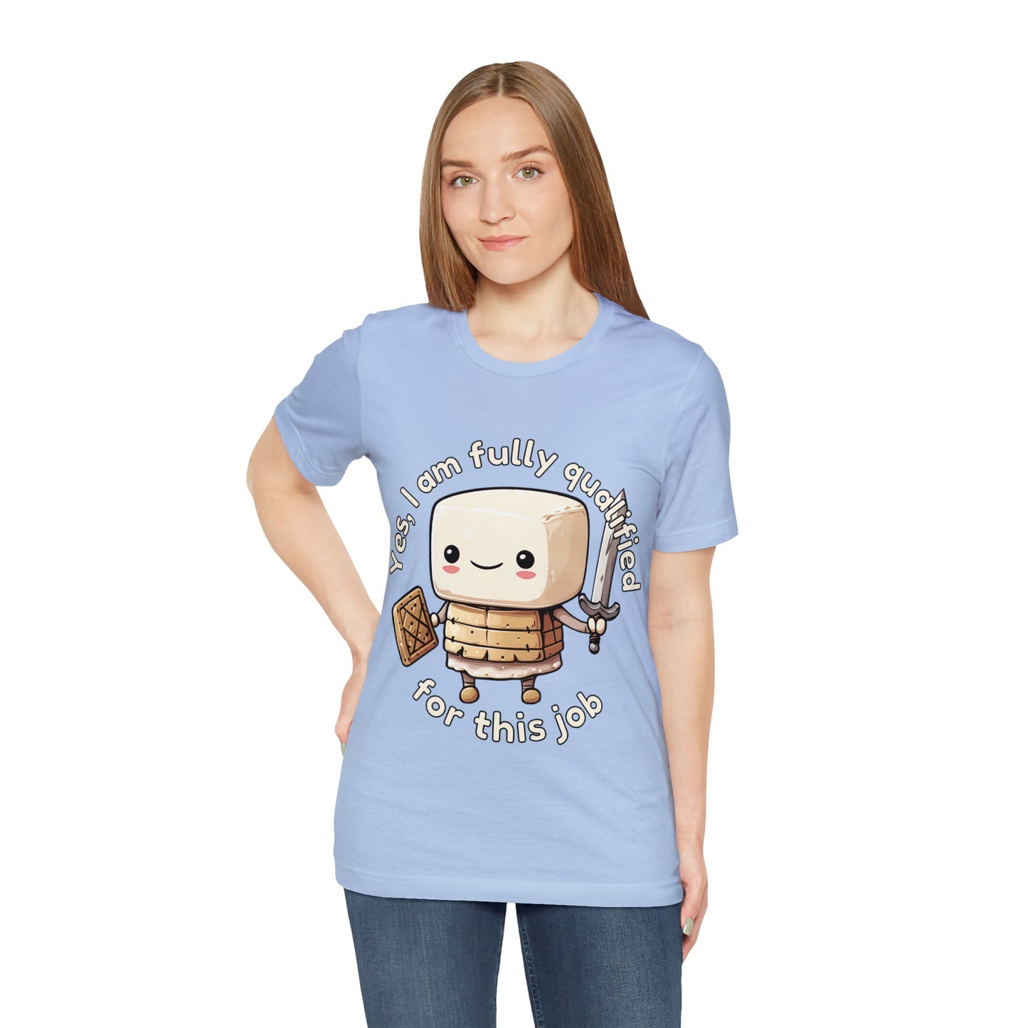 Marshmallow Warrior - Unisex Jersey Short Sleeve Tee