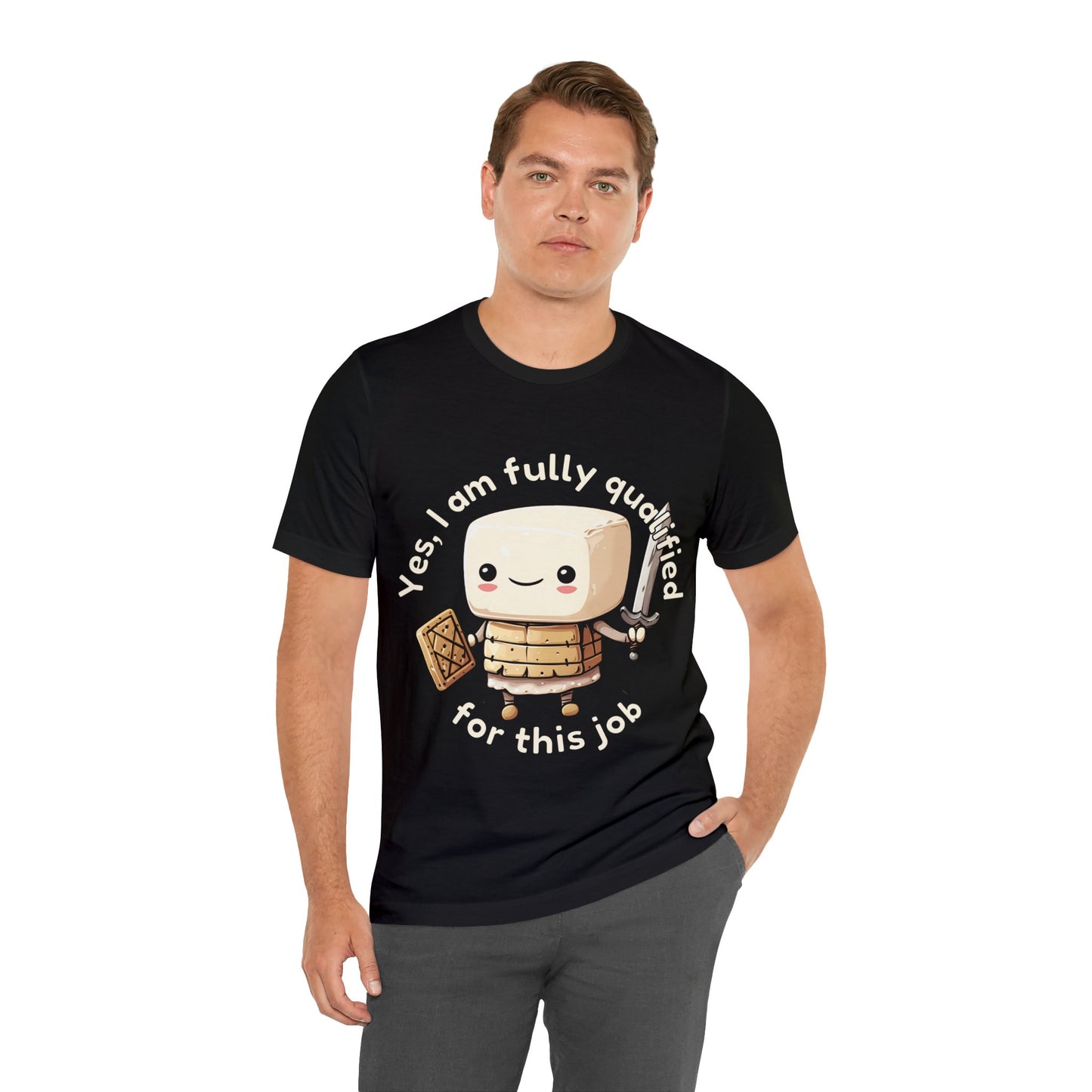 Marshmallow Warrior - Unisex Jersey Short Sleeve Tee