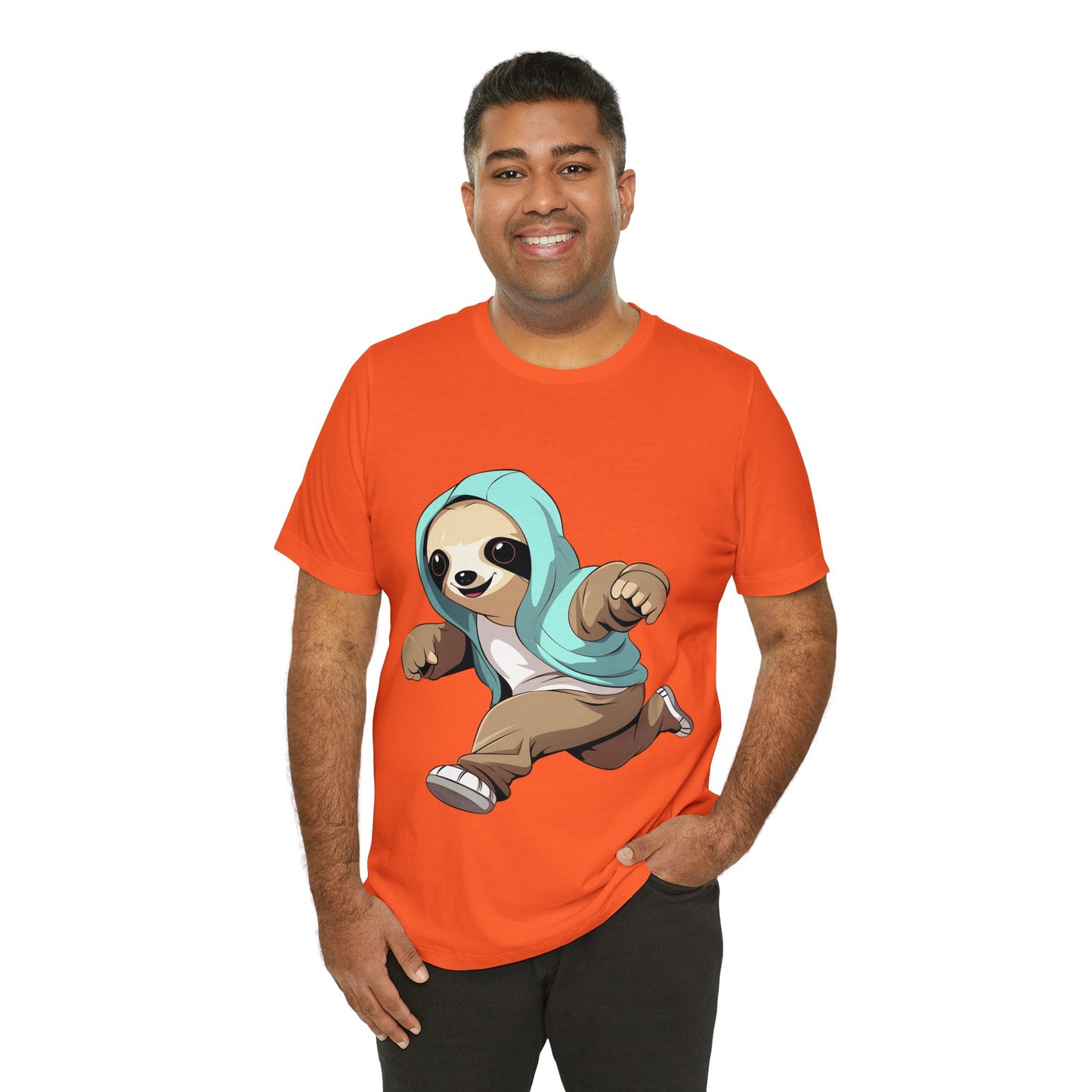 Running Sloth - Unisex Jersey Short Sleeve Tee