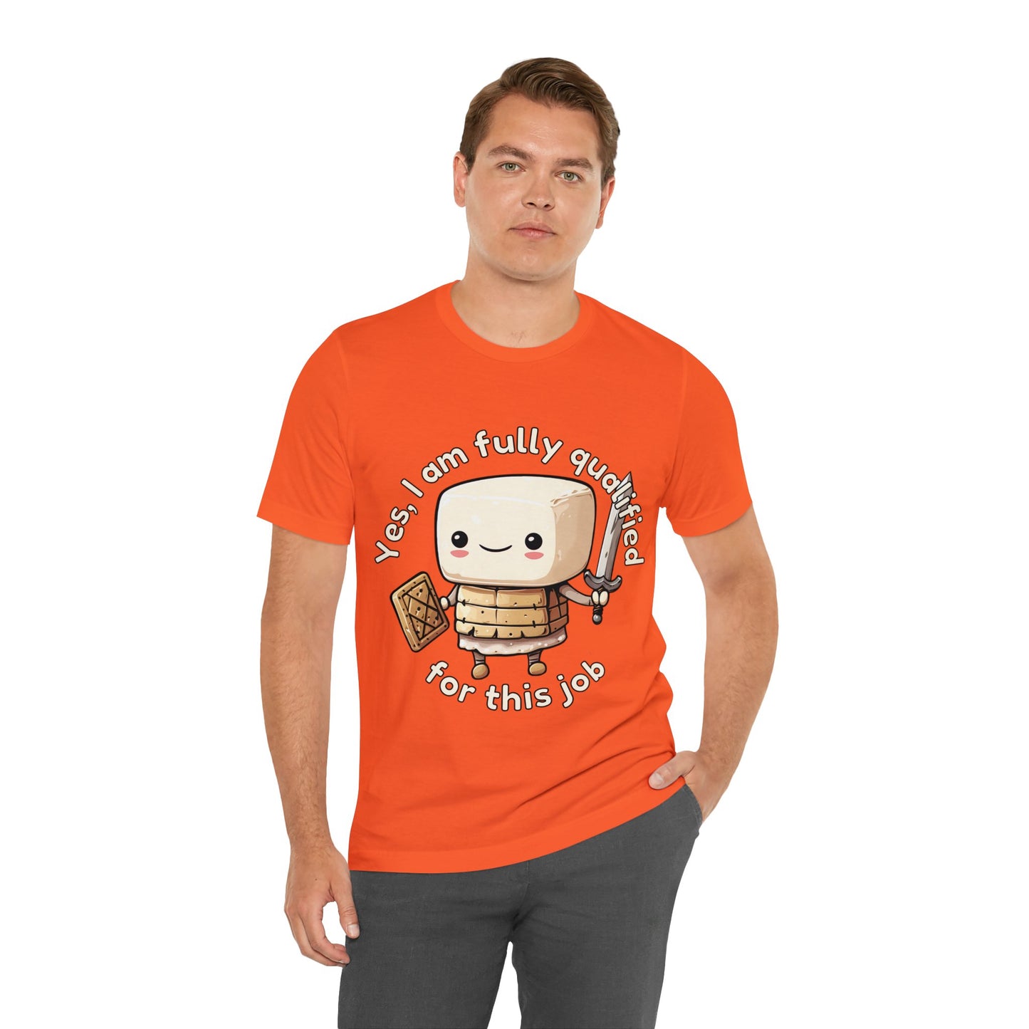 Marshmallow Warrior - Unisex Jersey Short Sleeve Tee