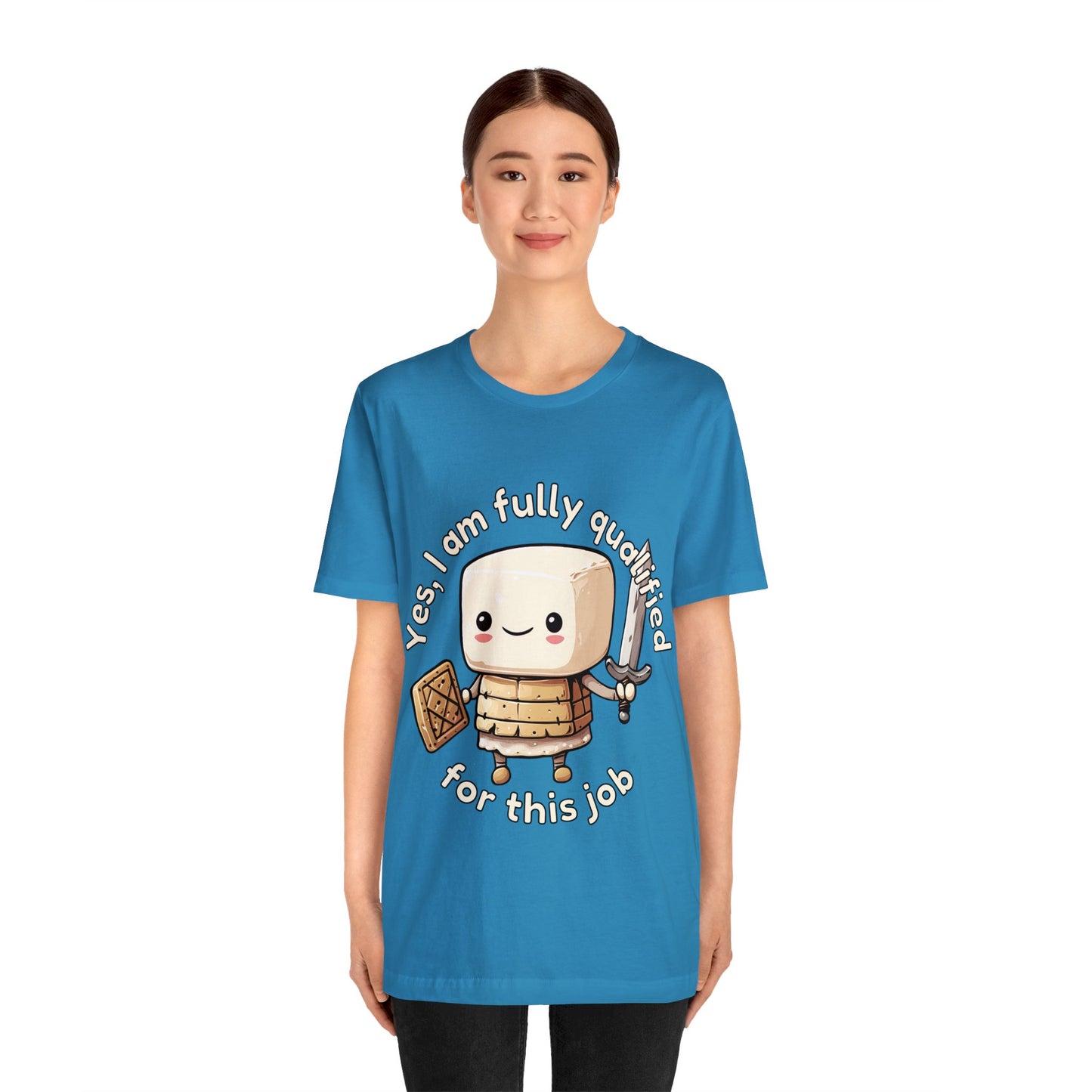 Marshmallow Warrior - Unisex Jersey Short Sleeve Tee