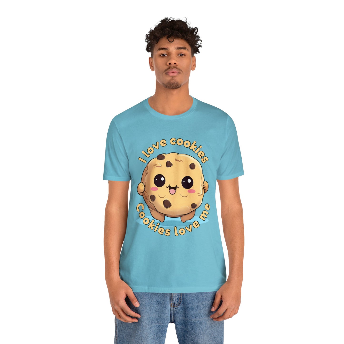 I love cookies, Cookies love me. Unisex Jersey Short Sleeve Tee