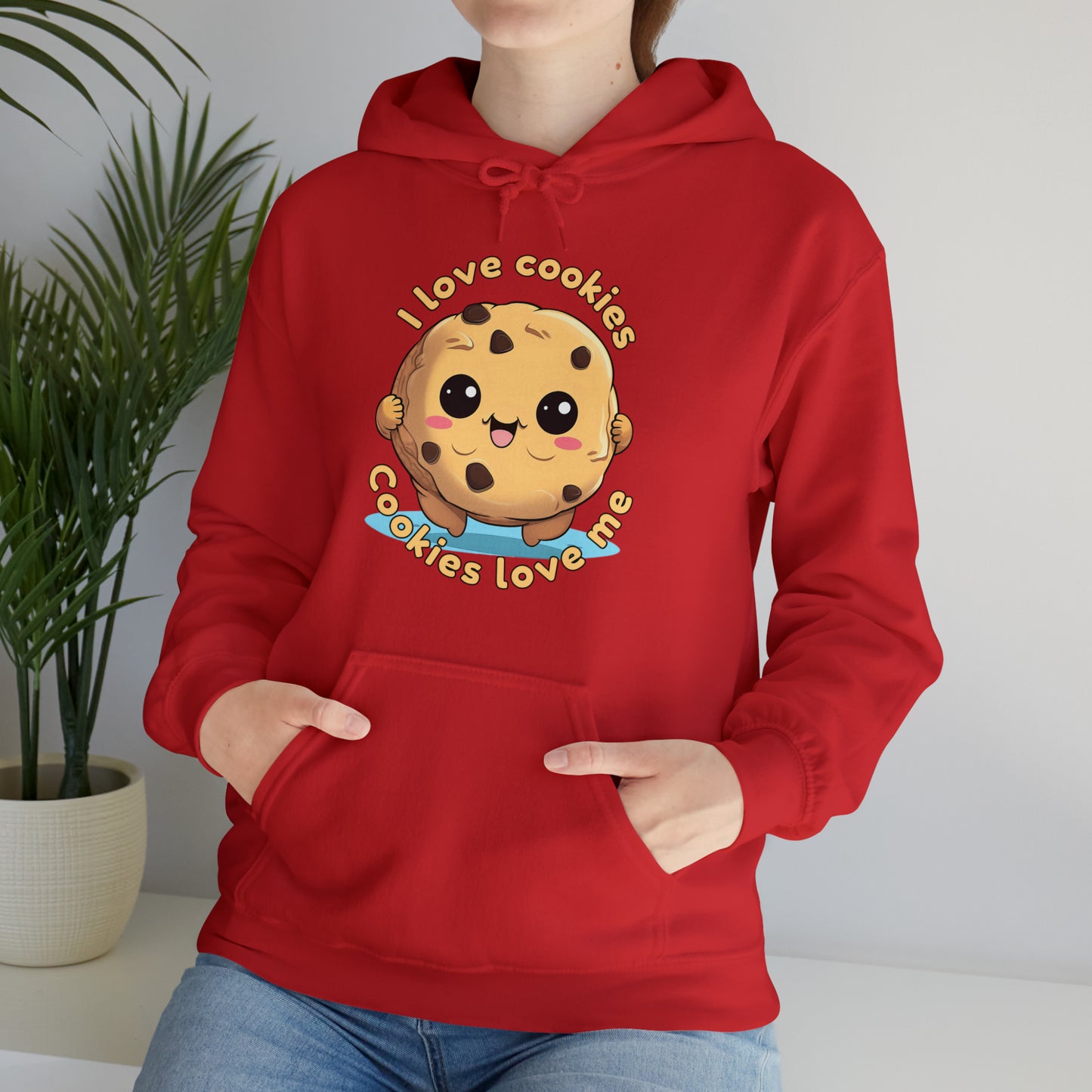 I love cookies, cookies love me - Unisex Heavy Blend™ Hooded Sweatshirt