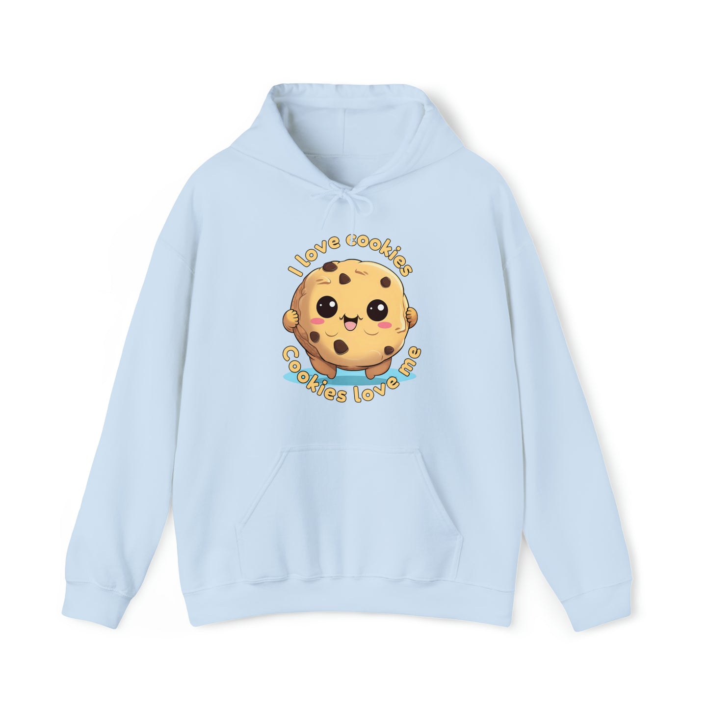 I love cookies, cookies love me - Unisex Heavy Blend™ Hooded Sweatshirt