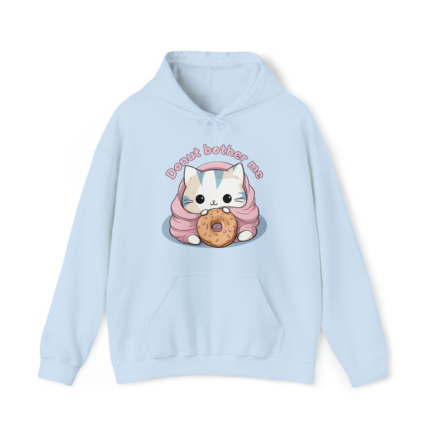 Donut bother me (cat) - Unisex Heavy Blend™ Hooded Sweatshirt