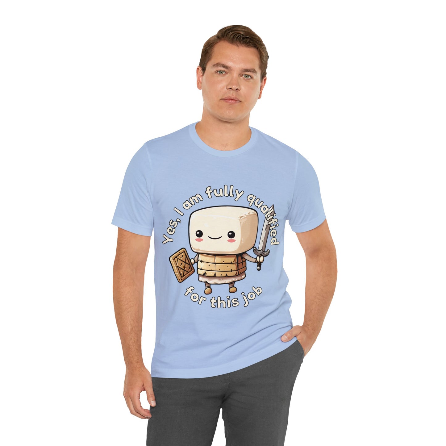 Marshmallow Warrior - Unisex Jersey Short Sleeve Tee