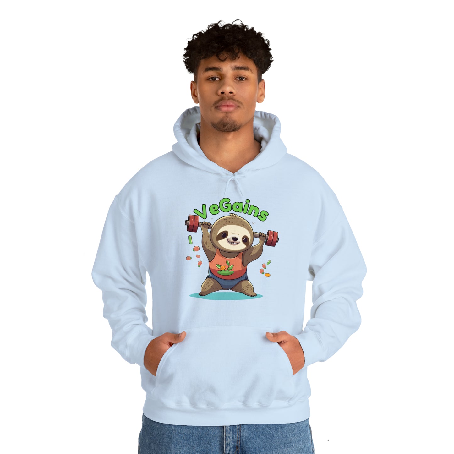 VeGains gym hoodie - Unisex Heavy Blend™ Hooded Sweatshirt