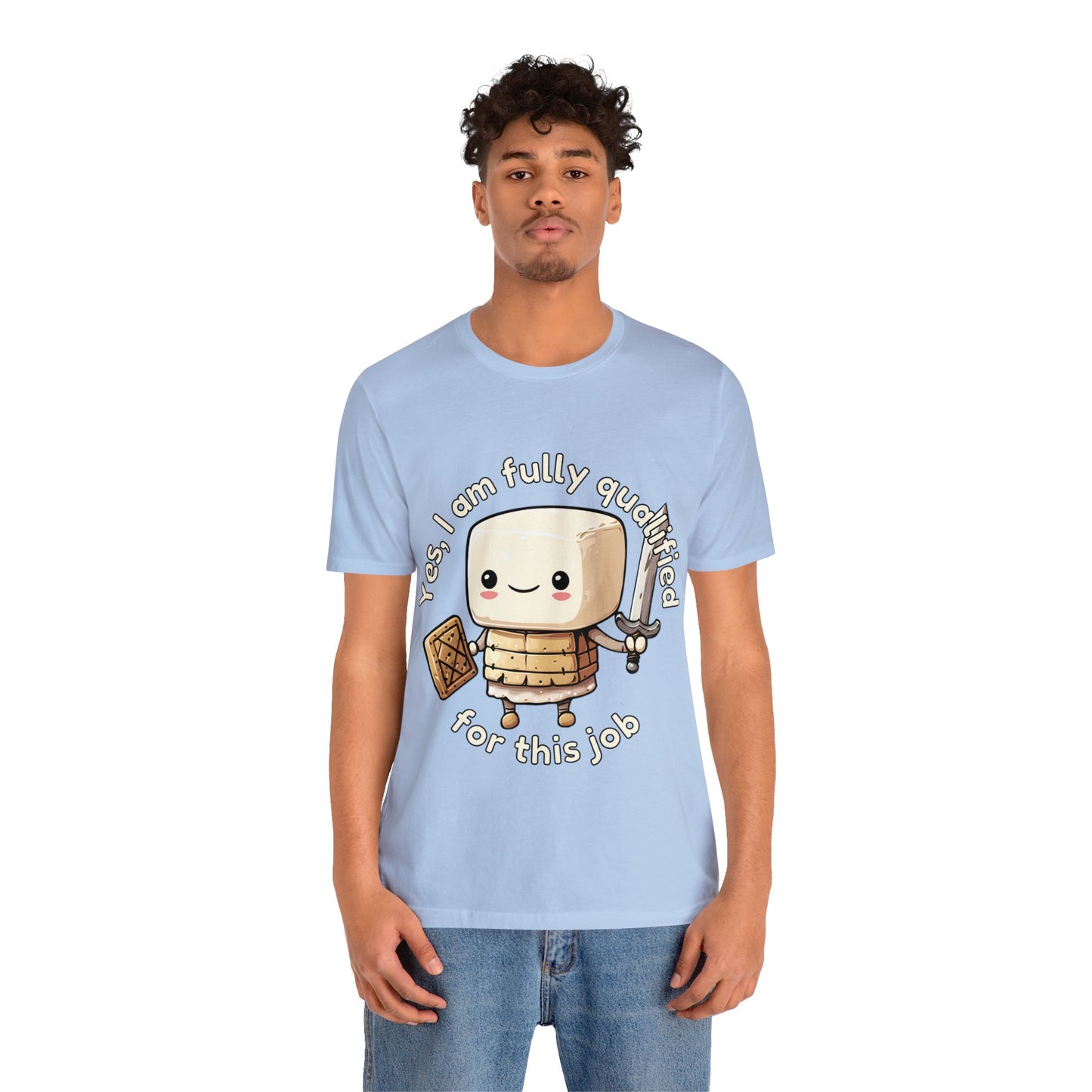 Marshmallow Warrior - Unisex Jersey Short Sleeve Tee