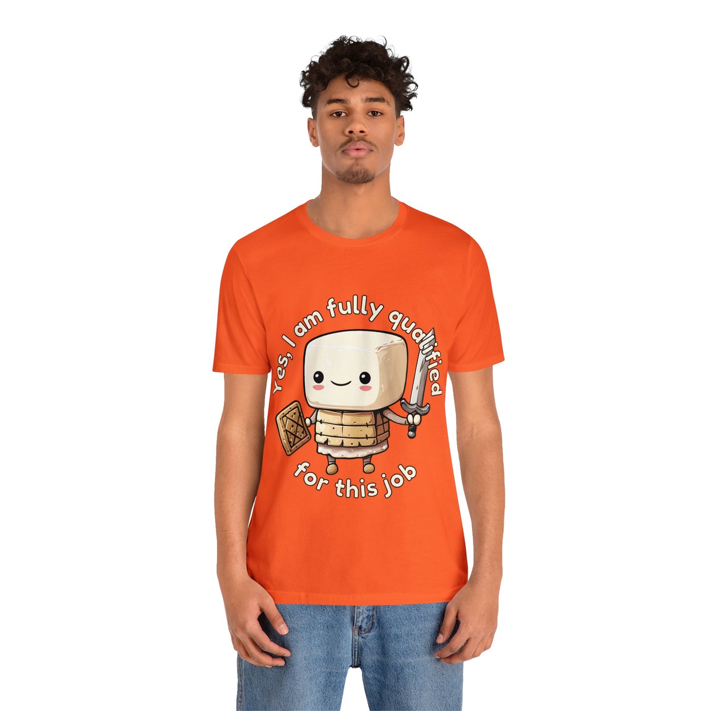 Marshmallow Warrior - Unisex Jersey Short Sleeve Tee