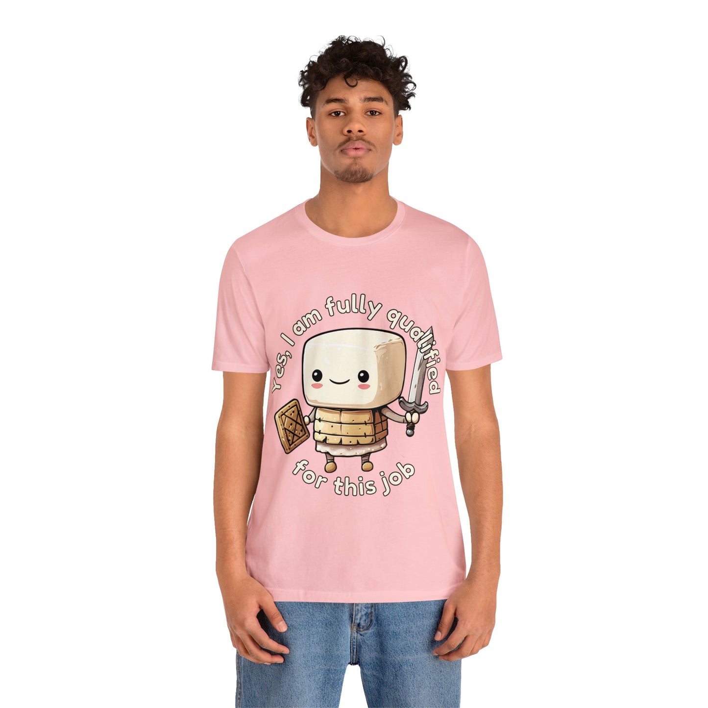 Marshmallow Warrior - Unisex Jersey Short Sleeve Tee
