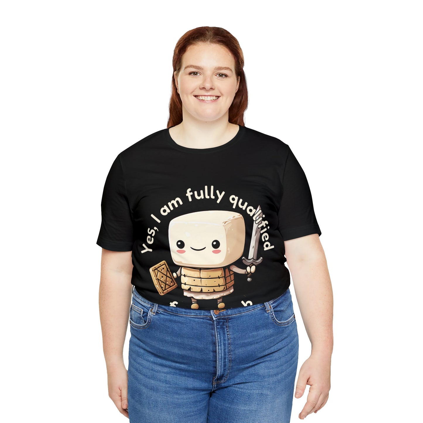 Marshmallow Warrior - Unisex Jersey Short Sleeve Tee