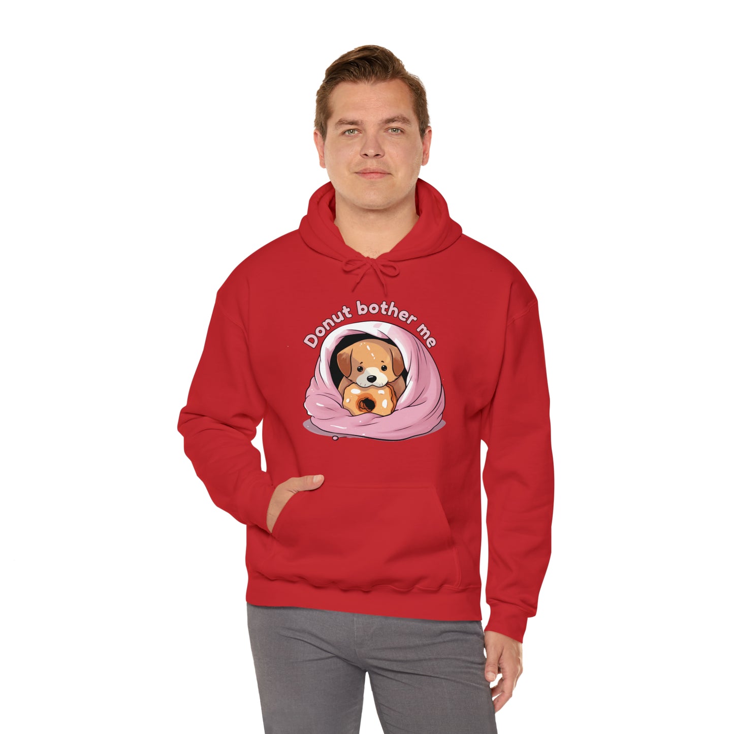 Donut bother me (dot) - Unisex Heavy Blend™ Hooded Sweatshirt