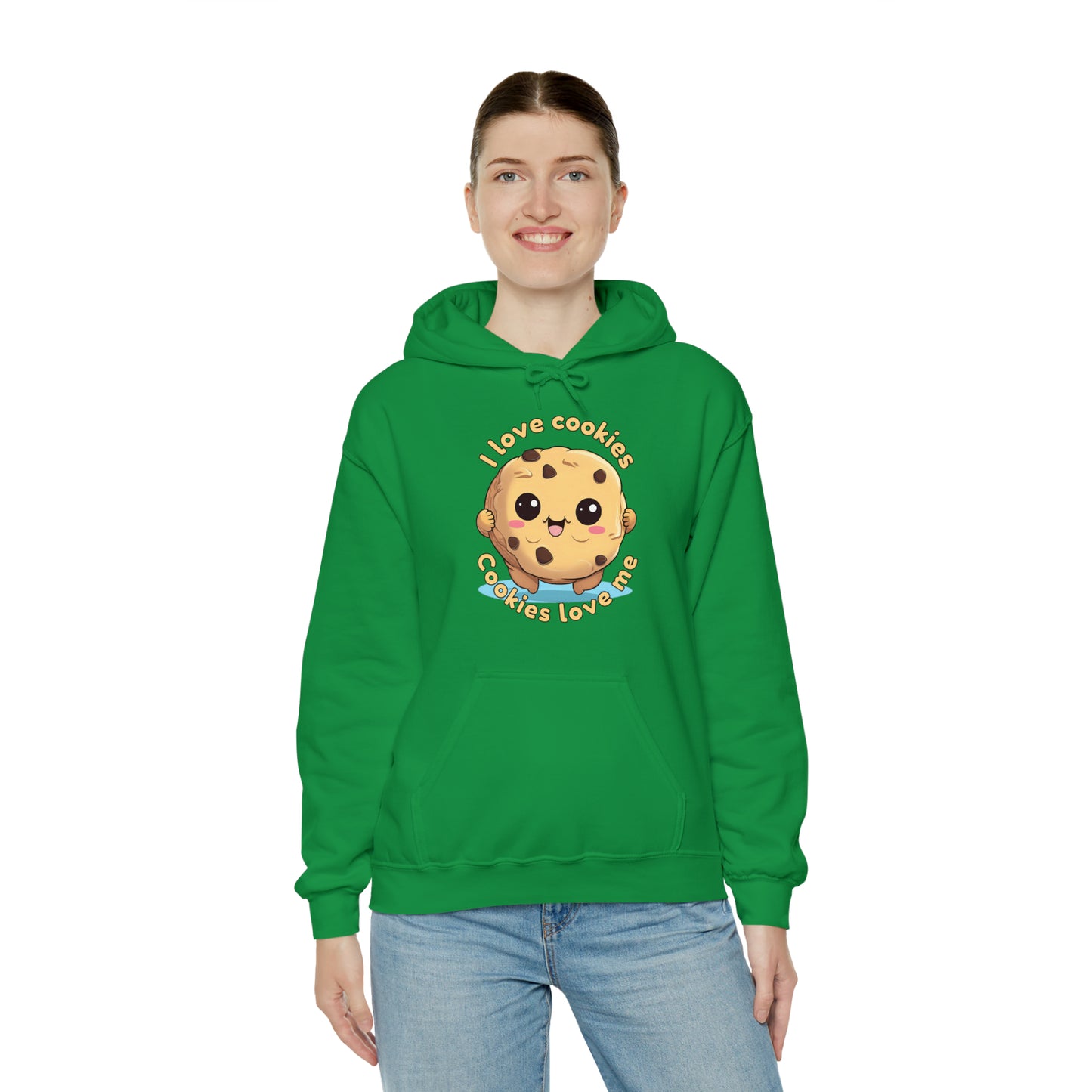 I love cookies, cookies love me - Unisex Heavy Blend™ Hooded Sweatshirt