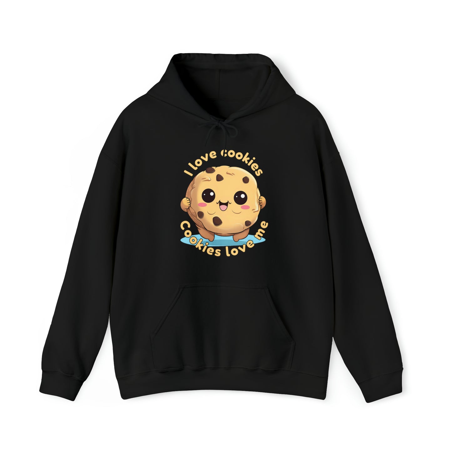 I love cookies, cookies love me - Unisex Heavy Blend™ Hooded Sweatshirt