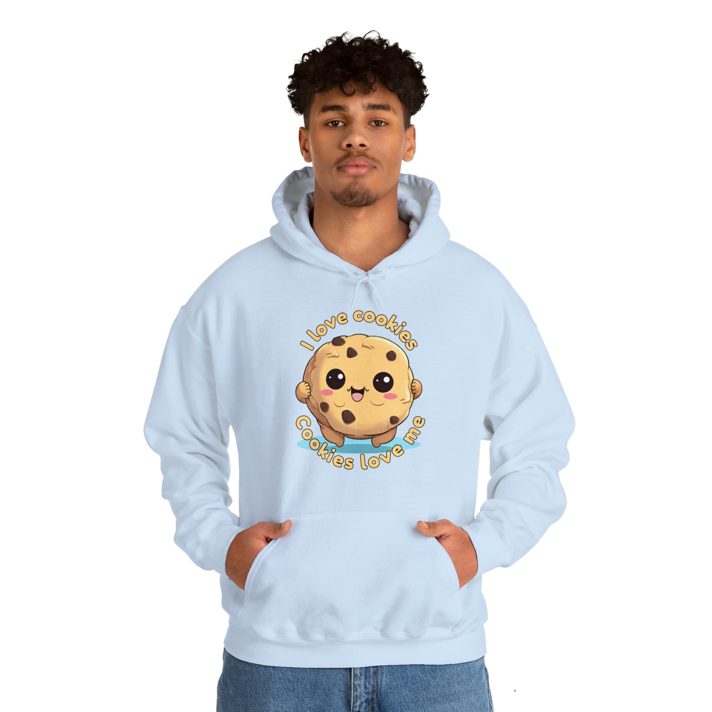 I love cookies, cookies love me - Unisex Heavy Blend™ Hooded Sweatshirt