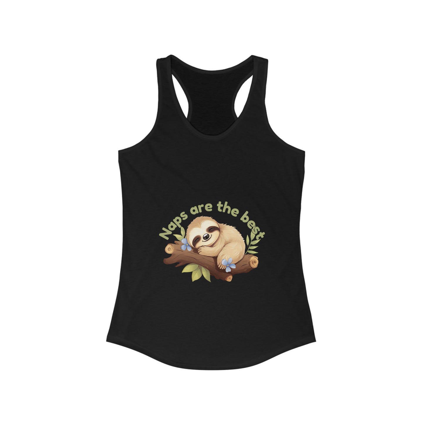 Naps are the best - Women's Ideal Racerback Tank