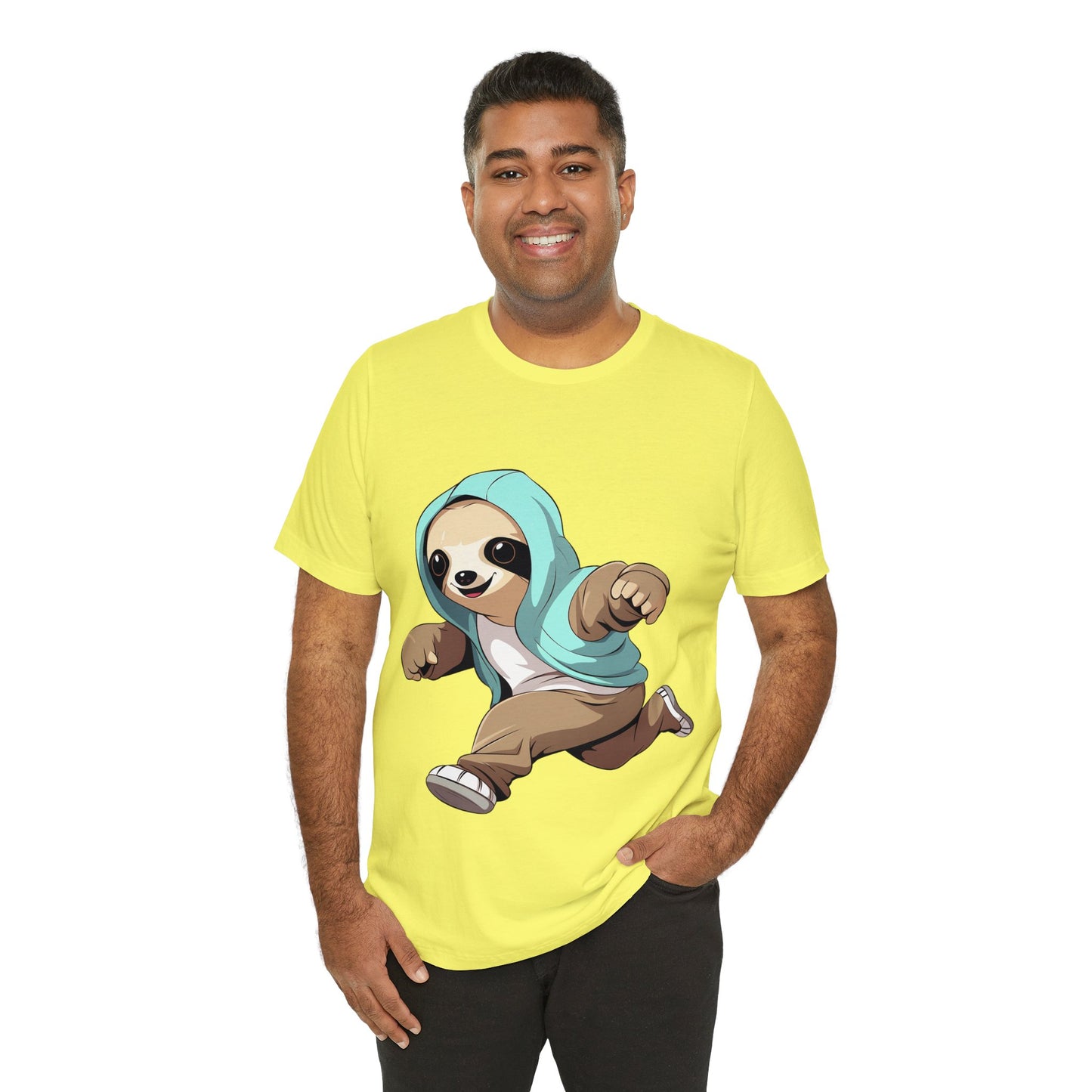 Running Sloth - Unisex Jersey Short Sleeve Tee