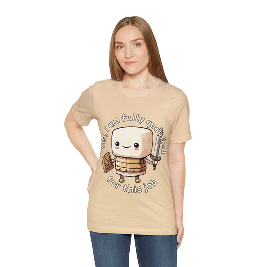 Marshmallow Warrior - Unisex Jersey Short Sleeve Tee
