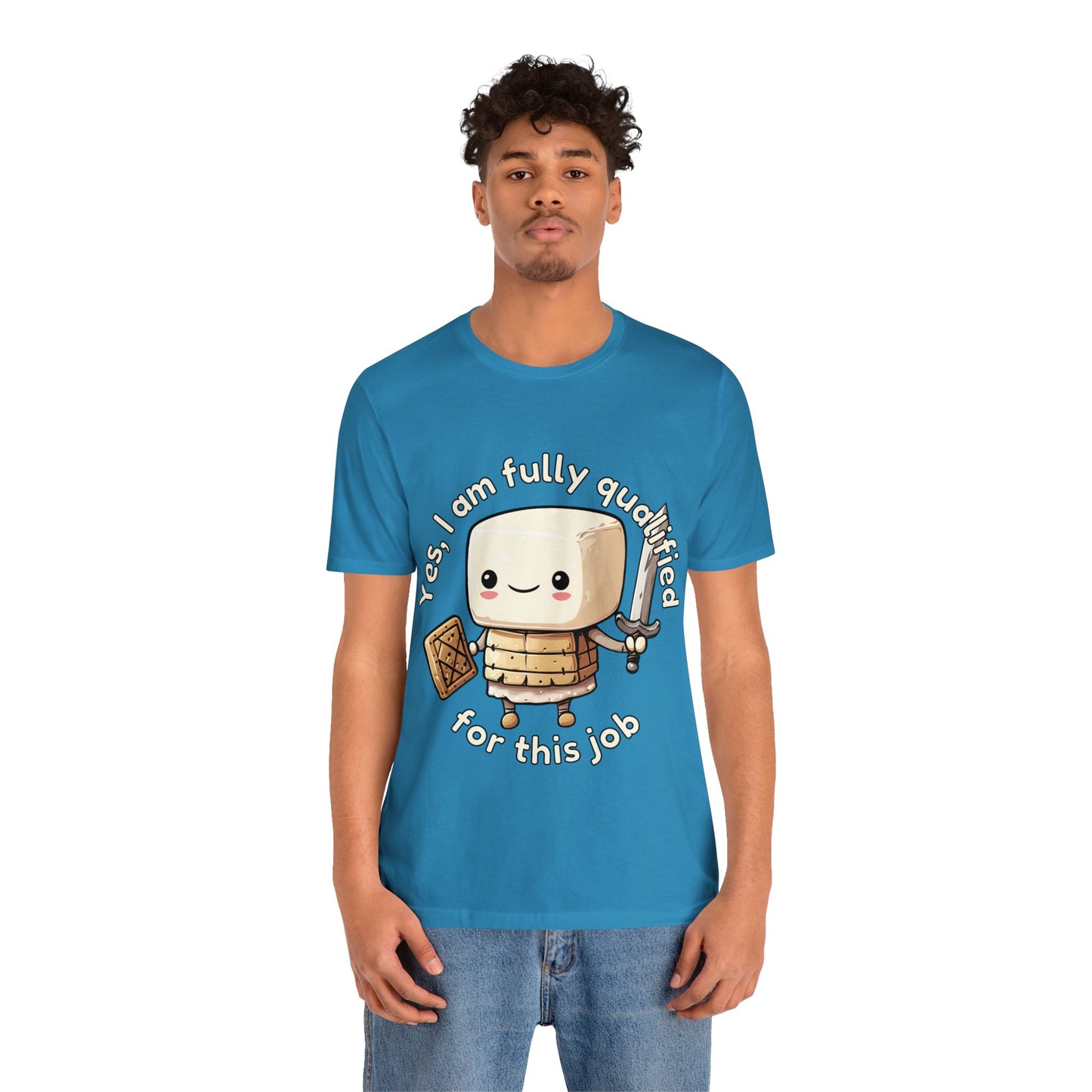 Marshmallow Warrior - Unisex Jersey Short Sleeve Tee