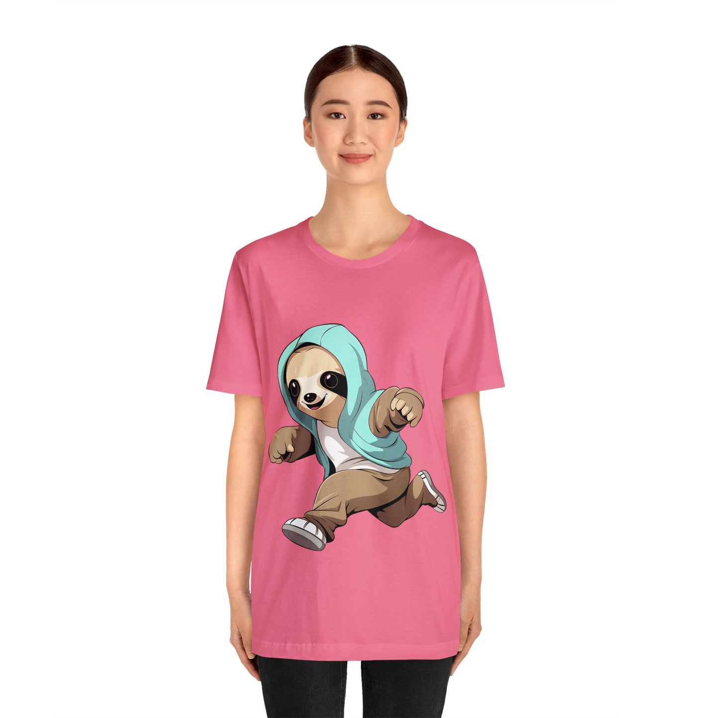 Running Sloth - Unisex Jersey Short Sleeve Tee