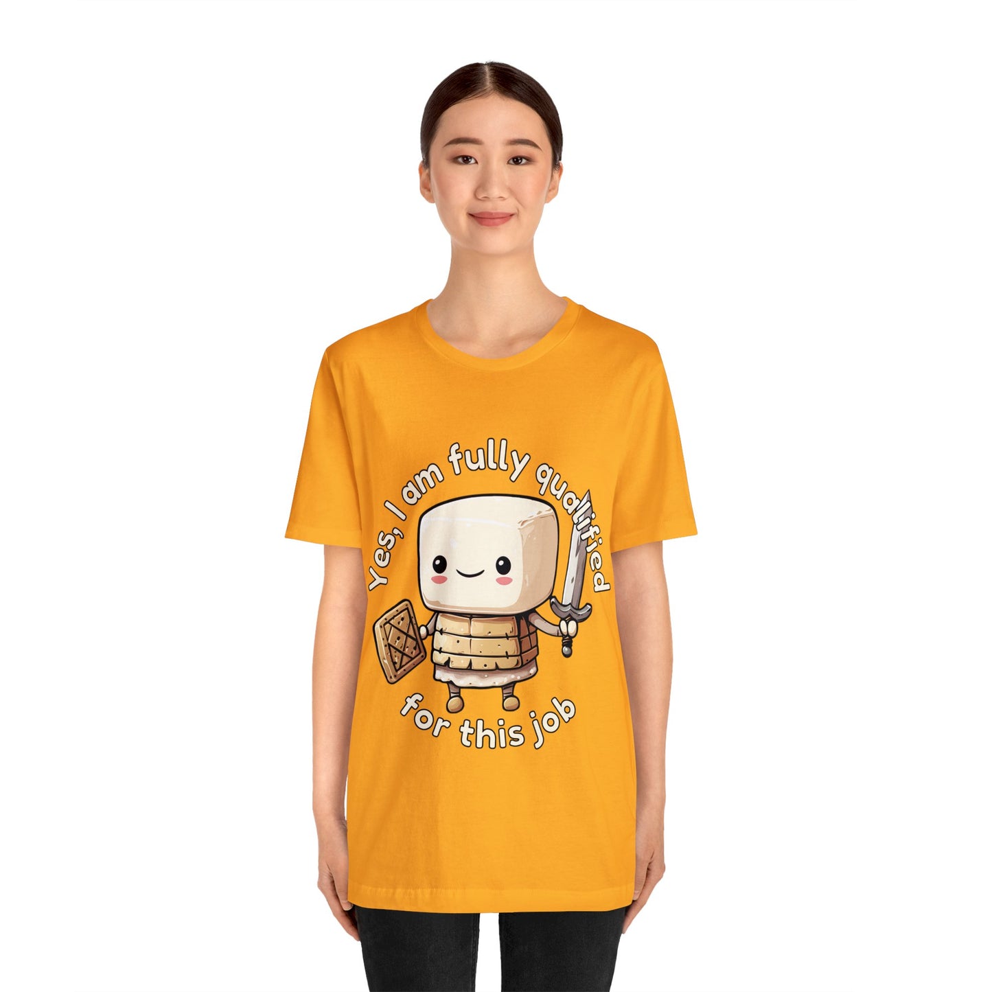 Marshmallow Warrior - Unisex Jersey Short Sleeve Tee