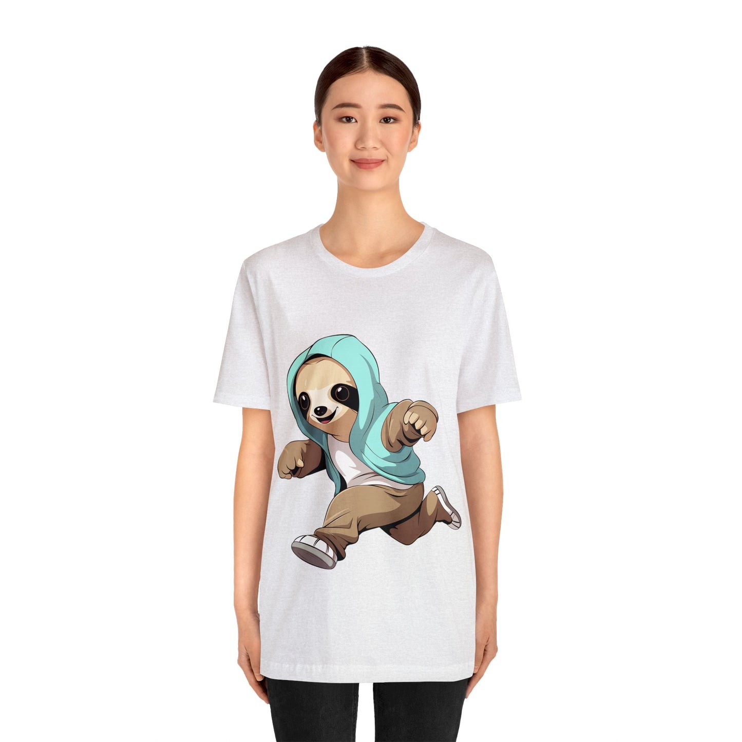 Running Sloth - Unisex Jersey Short Sleeve Tee