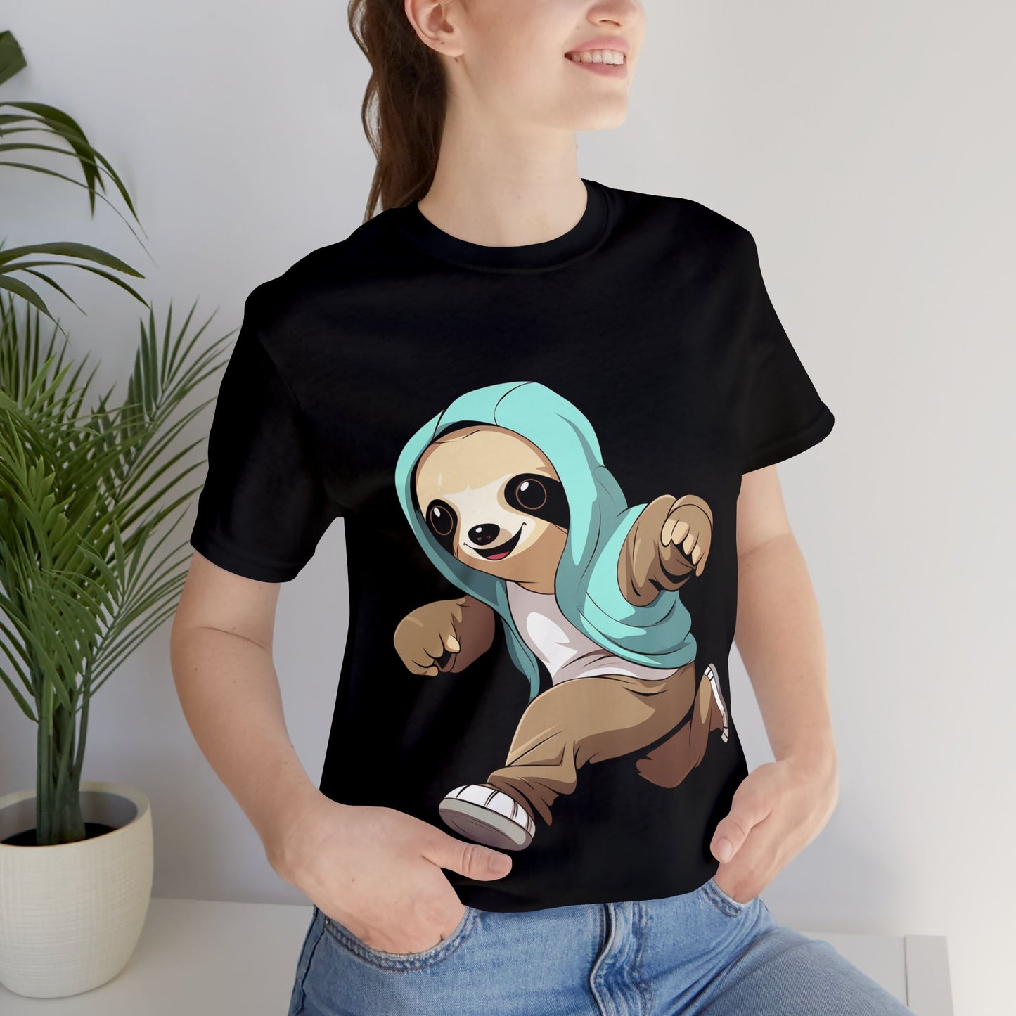 Running Sloth - Unisex Jersey Short Sleeve Tee