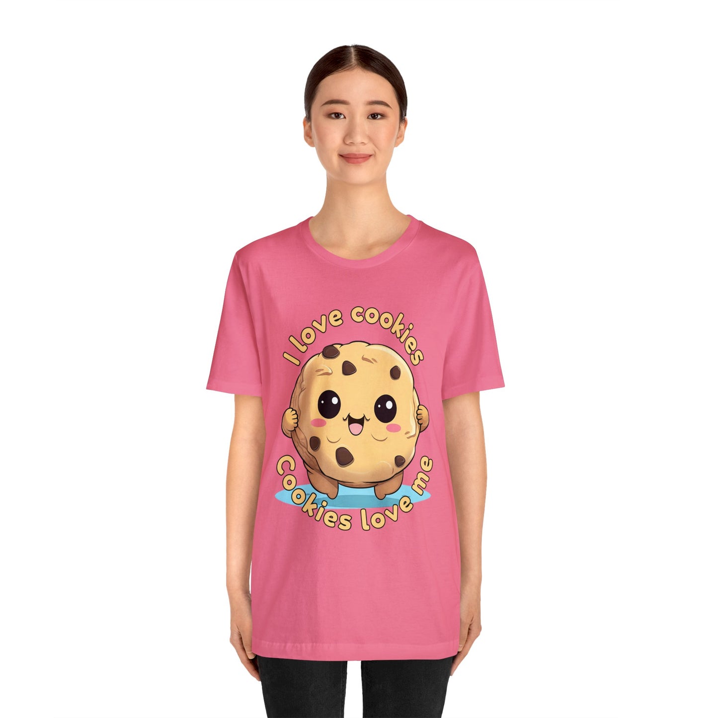 I love cookies, Cookies love me. Unisex Jersey Short Sleeve Tee