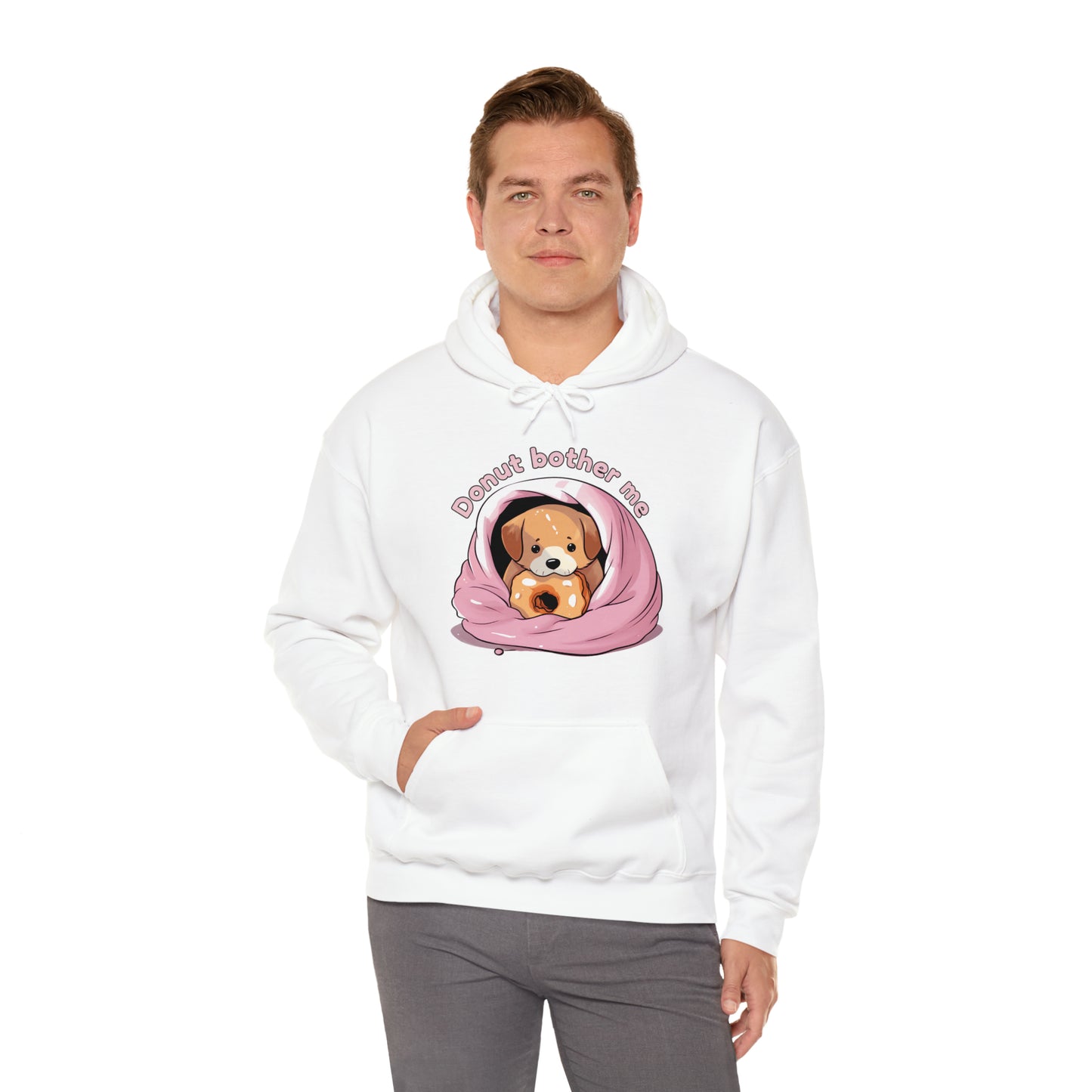 Donut bother me (dot) - Unisex Heavy Blend™ Hooded Sweatshirt