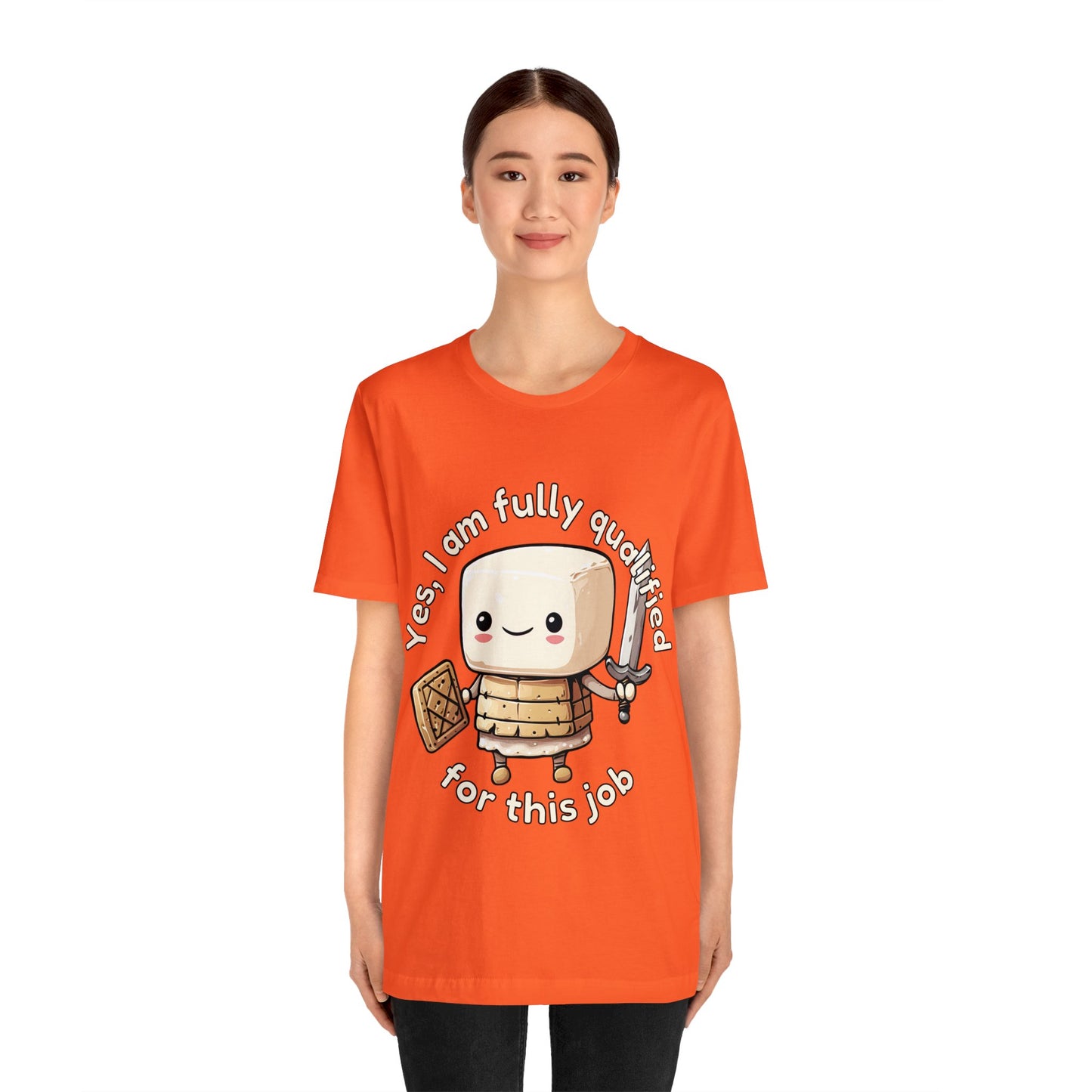 Marshmallow Warrior - Unisex Jersey Short Sleeve Tee