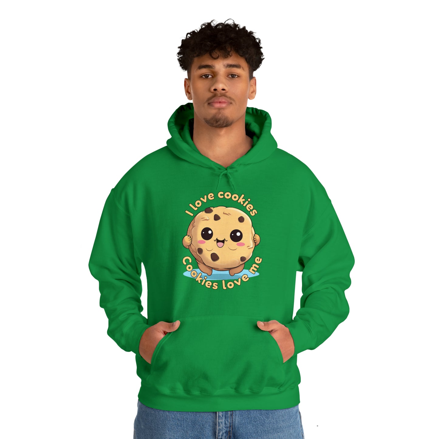 I love cookies, cookies love me - Unisex Heavy Blend™ Hooded Sweatshirt