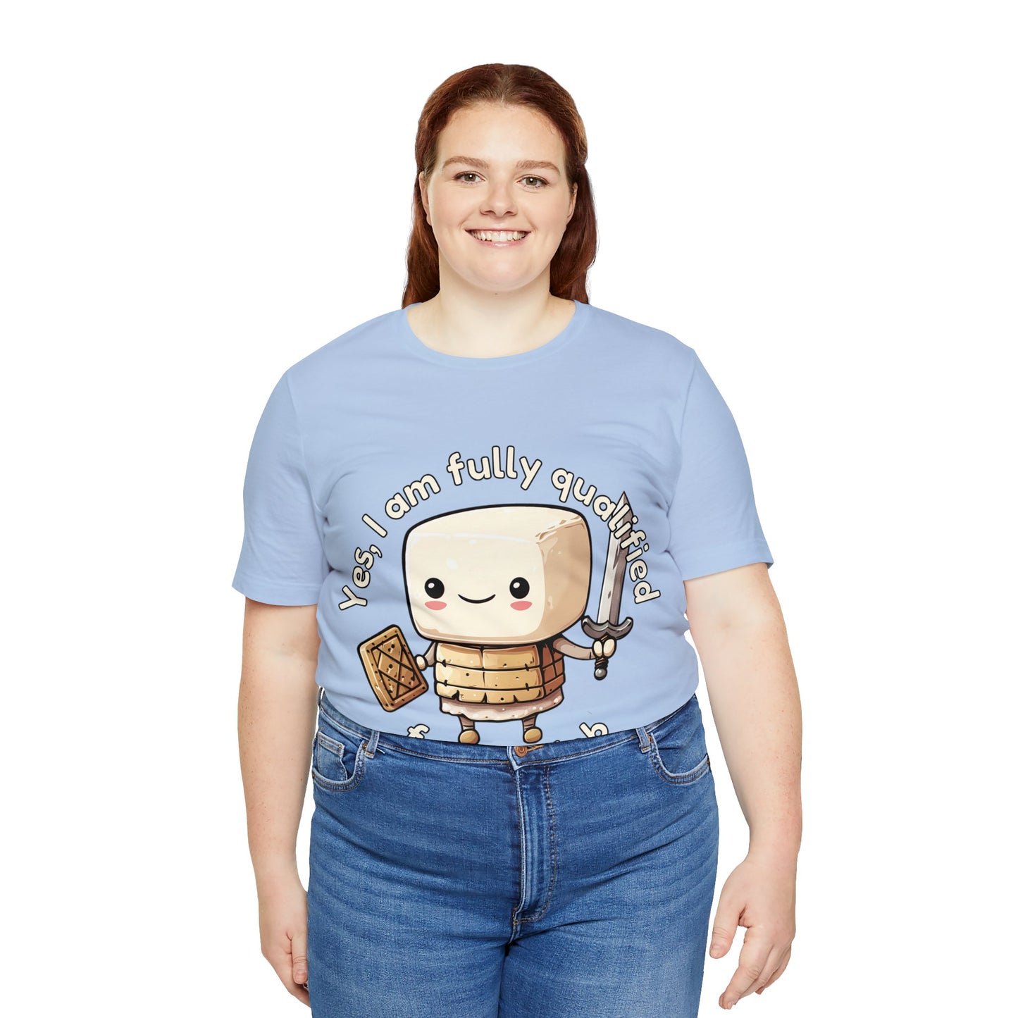Marshmallow Warrior - Unisex Jersey Short Sleeve Tee