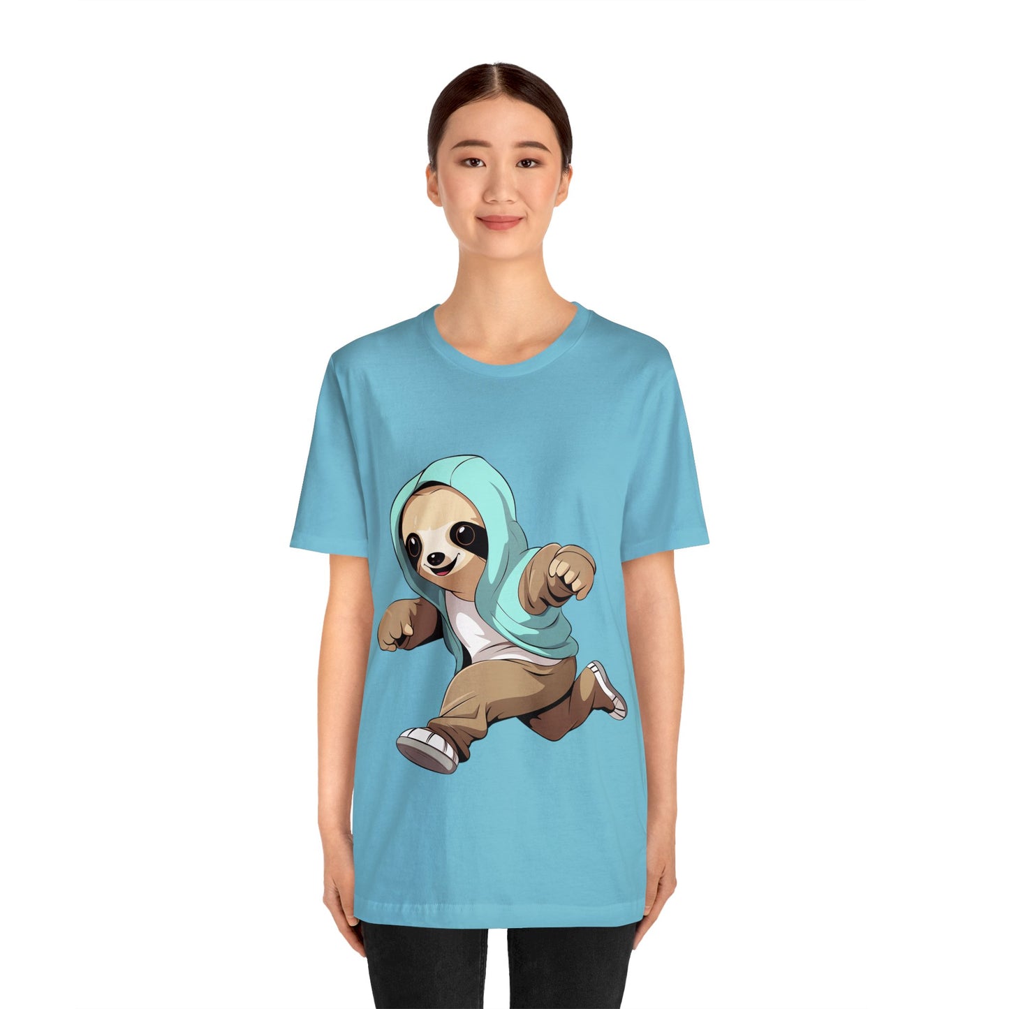 Running Sloth - Unisex Jersey Short Sleeve Tee