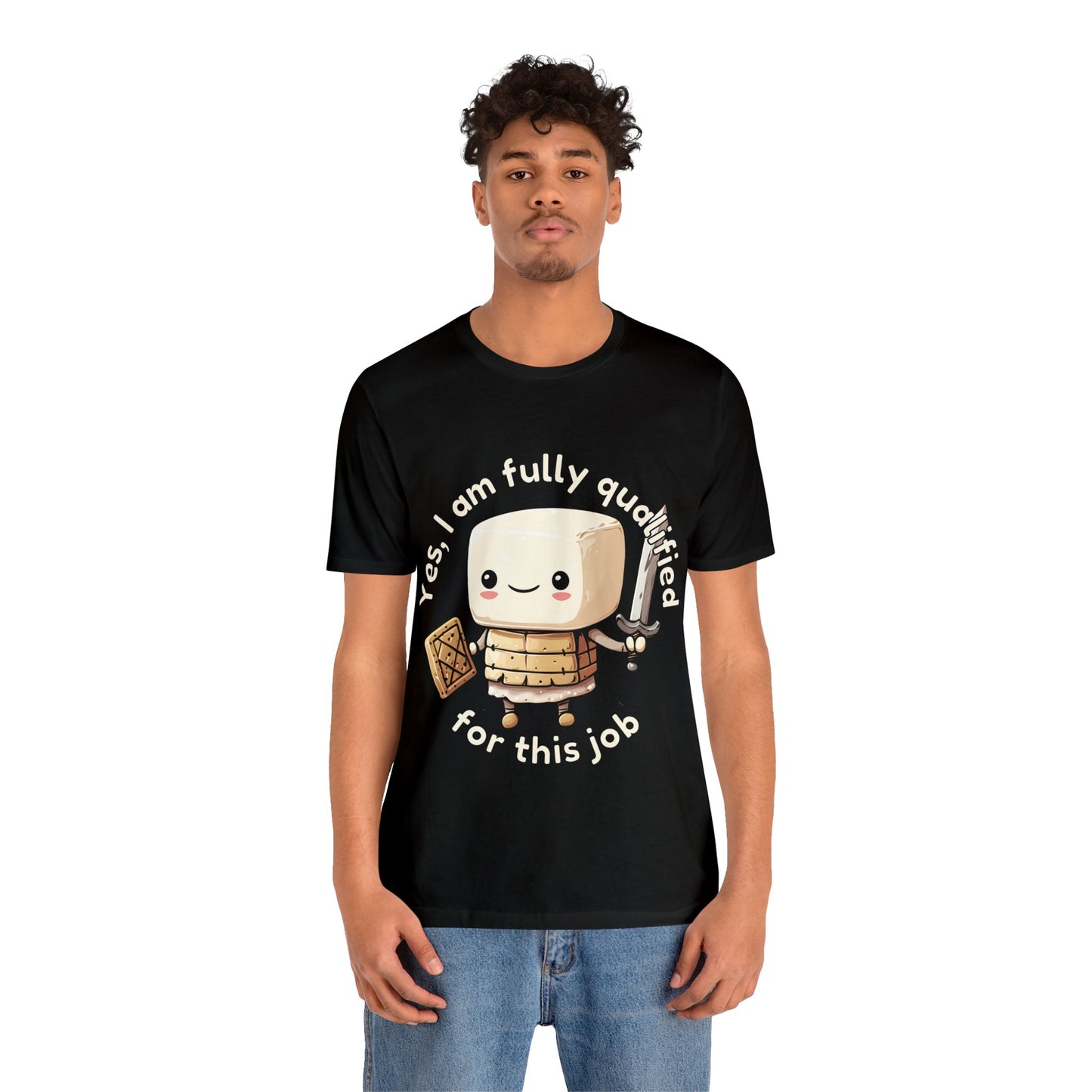 Marshmallow Warrior - Unisex Jersey Short Sleeve Tee