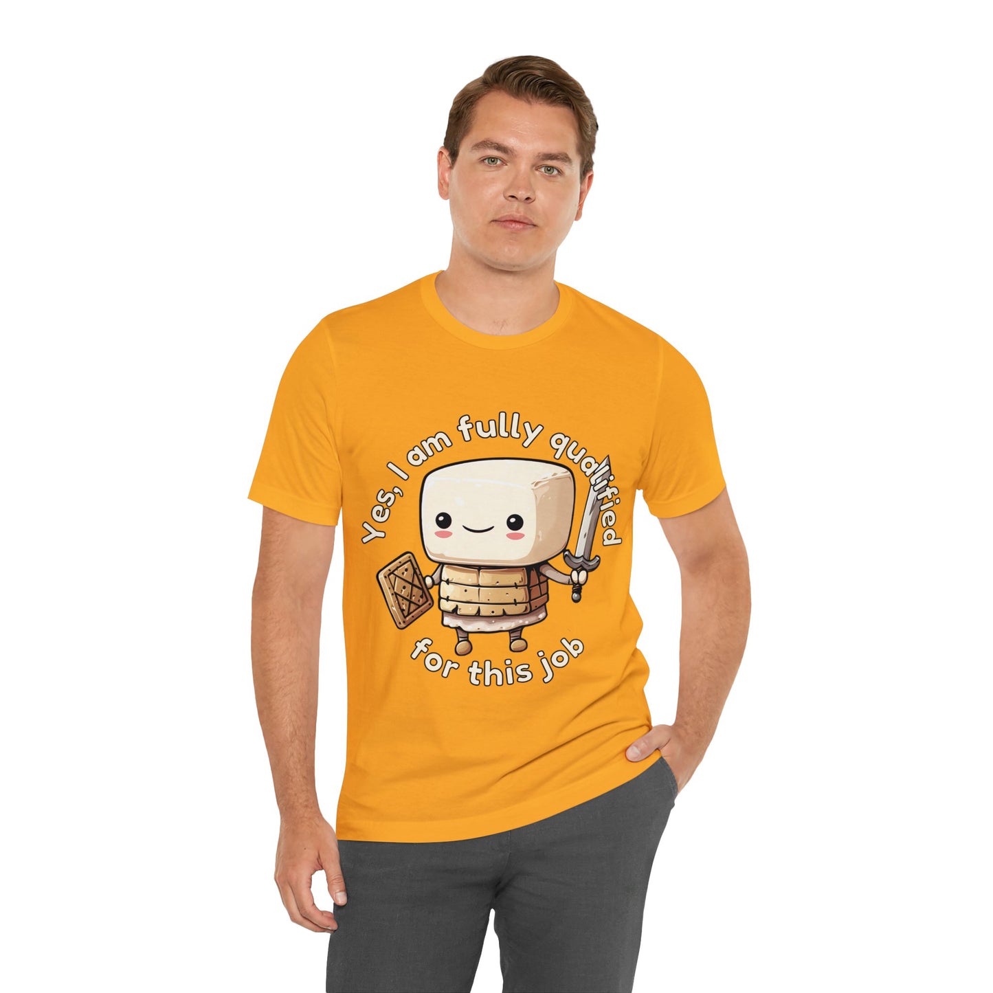 Marshmallow Warrior - Unisex Jersey Short Sleeve Tee